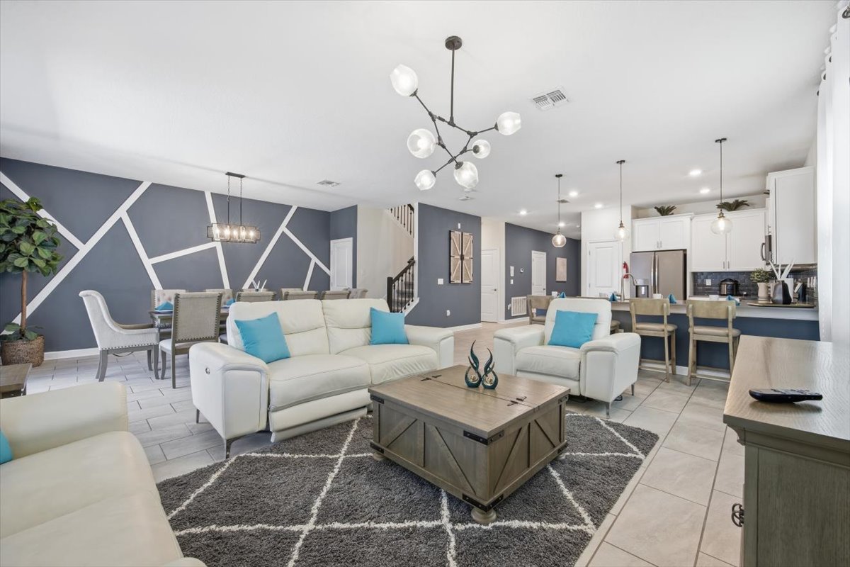 Open concept living room